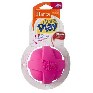Hartz Dura Play Ball Dog Toy, Large, Color May Vary